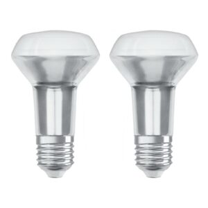 OSRAM LED-reflektor E27 R63 4,3W 2.700K 36° 2 stk