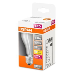 OSRAM LED-pære E27 Superstar 11W mat 2.700K