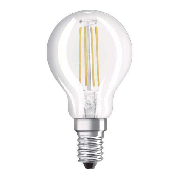 OSRAM LED-dråbepære E14 4,8W Superstar 840 dæmpbar