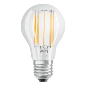 OSRAM LED-pære E27 11W filament 4.000K, klar