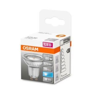 OSRAM LED-reflektor GU10 6,9W, universalhvid, 120°
