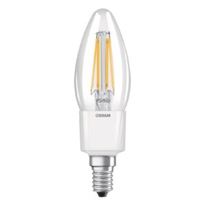 OSRAM LED-kertepære E14 5,5W Classic B 2.700K klar