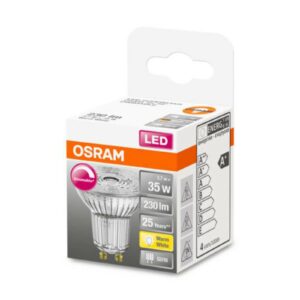 OSRAM LED-reflektor GU10 3,7W 927 36° dæmpbar
