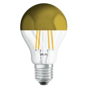 OSRAM LED-pære E27 Mirror guld 7W 2.700K