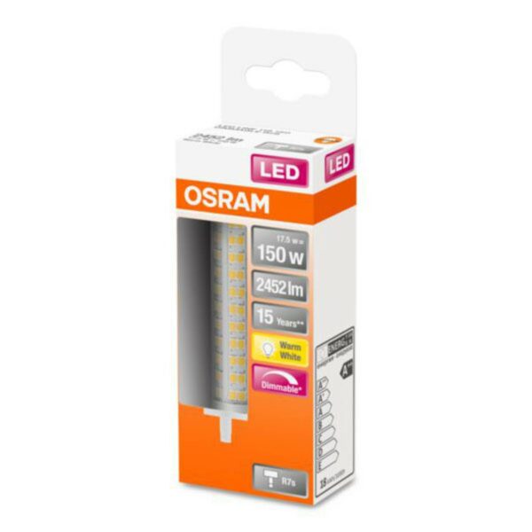 OSRAM LED-pæreR7s 19W 2.700K dæmpbar