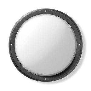 EKO+26 udendørs væglampe Ø29cm metallisk antracit