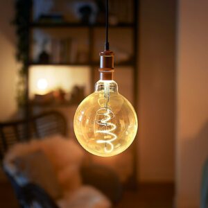 Philips E27 G95 4 W 1.800K LED-globepære, guld
