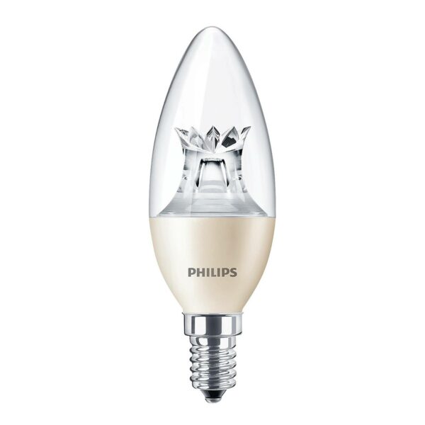 LED-kertepære E14 8W B40 Candle DT CL DimTone