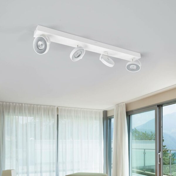 Hvid LED-loftspot Clockwork