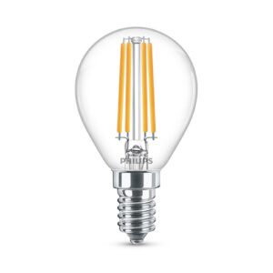 Philips Classic LED-pære E14 P45 6,5W 2.700K, klar