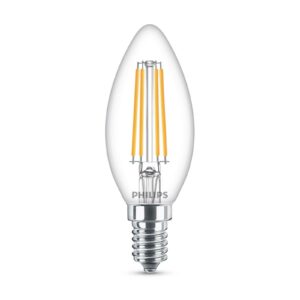 Philips Classic LED-pære E14 B35 6,5W 2.700K, klar