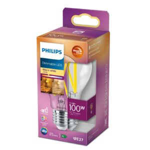 Philips LED Classic WarmGlow E27 A60 11,5W klar