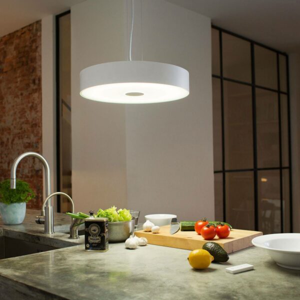 Philips Hue White Ambiance Fair pendellampe hvid
