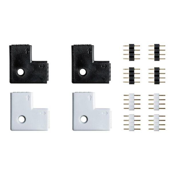 Hjørnehætter til Your LED-Strip-System, 4 stk.