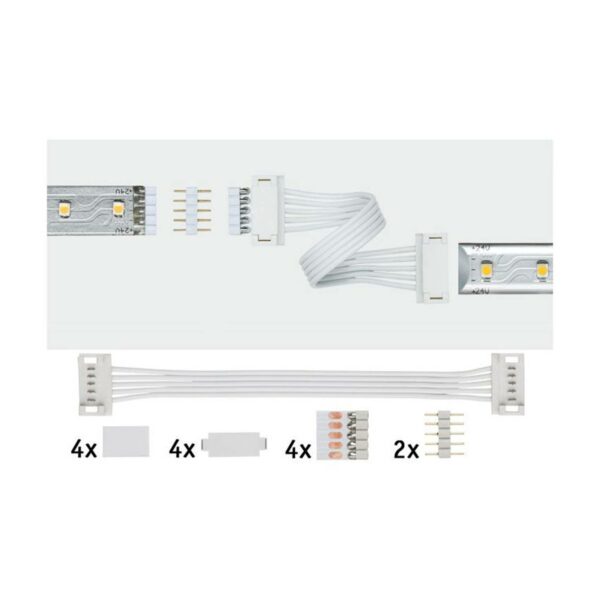 Paulmann MaxLED-universalforbindelse, 2 stk. hvid