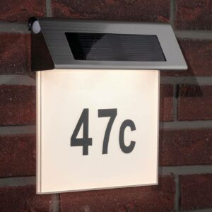 Paulmann Solar husnummerlampe med LED, IP44