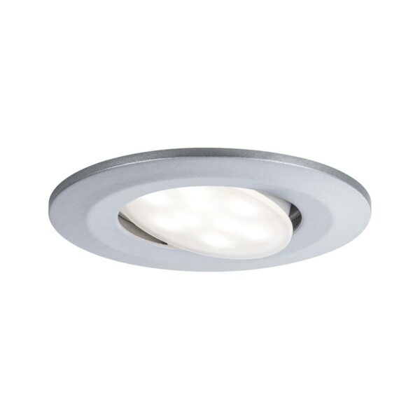 Paulmann udendørs LED-indbygningsspot Calla, krom