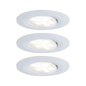 Paulmann Calla LED-spot, sæt med 3, hvid