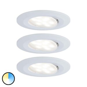 Paulmann LED-spot Calla hvid farveskift, 3 stk