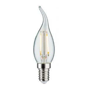 LED-kerte E14 2,8W filament 2.700K, vindstød, klar