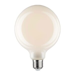 LED-globepære E27 6W G125 Fil 2.700K, opal, dæmpes