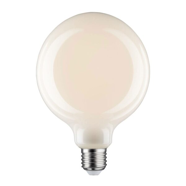 LED-globepære E27 6W G125 Fil 2.700K, opal, dæmpes