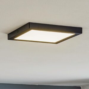 Paulmann Abia LED-panel, kantet, mat sort