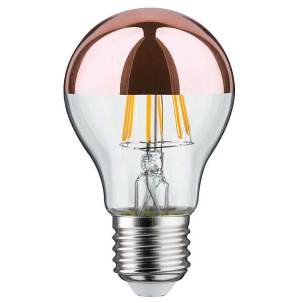 Paulmann E27 topforspejlet LED E14 6,5W 827 kobber