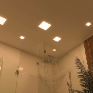 Paulmann LED-panel Veluna 3.000K kantet, 7,5cm