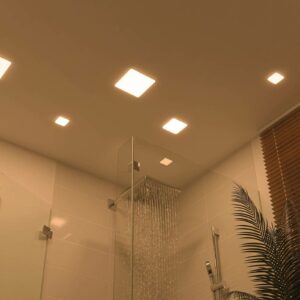 Paulmann LED-panel Veluna 3.000K kantet, 12,5cm