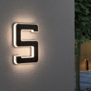 Paulmann solcelledrevet LED-husnummer 5