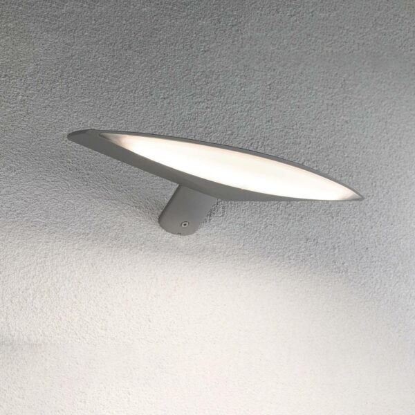 Paulmann Kiran LED-væglampe m solcelle 30 cm, hvid