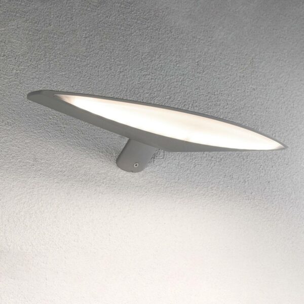 Paulmann Kiran LED-væglampe m solcelle 35 cm, hvid