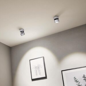 Paulmann Spircle LED-downlight, mat krom