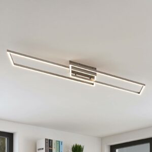Lineær LED-loftlampe Quadra, dæmpbar
