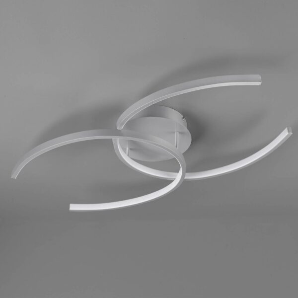 Cocos LED-loftlampe, kan dæmpes, 3.000 K titanium