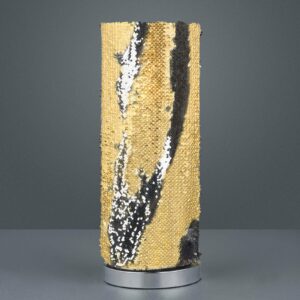 Lindby Jacira bordlampe med vendbare pailletter