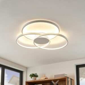 Lindby Riley LED-loftlampe, kan dæmpes, hvid
