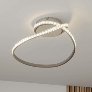 Lindby Criostal LED-loftlampe med RGB-farveskift