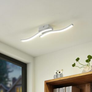 Lindby Bisioma LED-loftlampe, 2 lk., 4.000 K, hvid