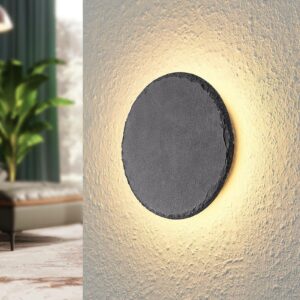 Lindby Peetu LED-væglampe, rund