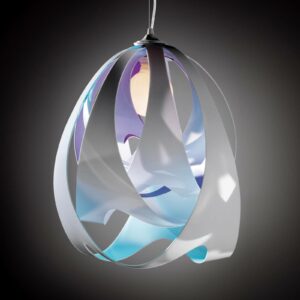 Slamp Goccia di Luce pendellampe, blå-violet