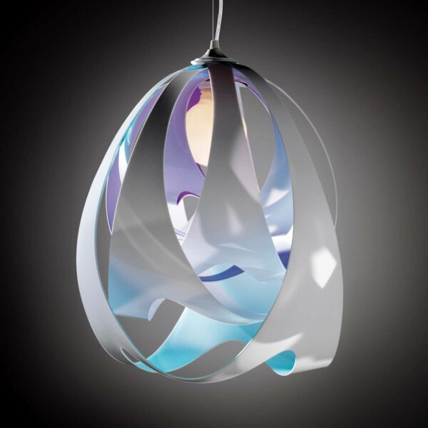 Slamp Goccia di Luce pendellampe, blå-violet