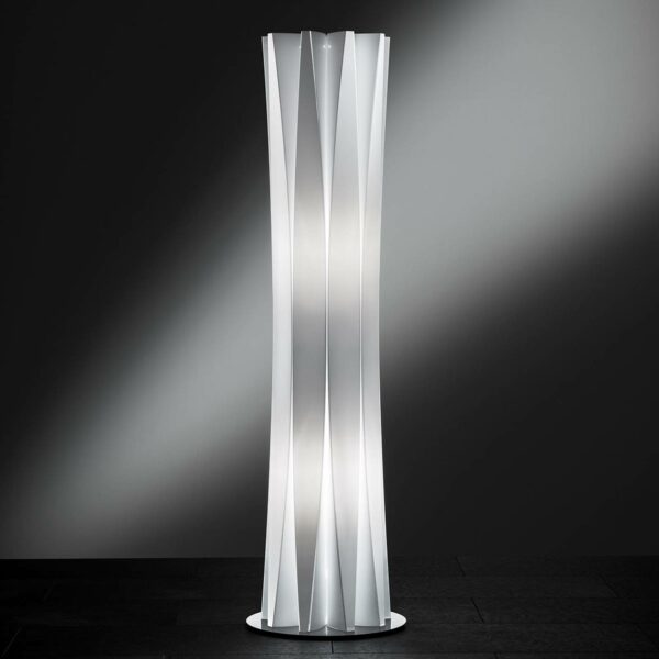 Slamp Bach gulvlampe, højde 116 cm, hvid