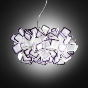 Slamp Clizia - designer-pendellampe, lilla