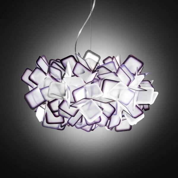 Slamp Clizia - designer-pendellampe, lilla