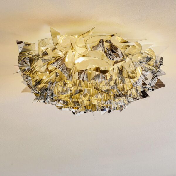 Slamp Veli Large designer-loftlampe Ø78cm sølv