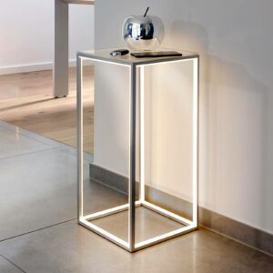 Belyst sidebord Delux 60 cm højt