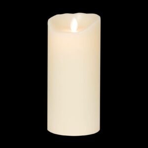 Flame LED-lys af rigtigt voks, 23 cm
