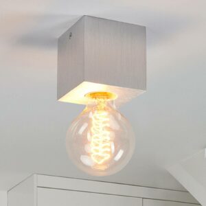 Loftlampe Cubic af aluminium